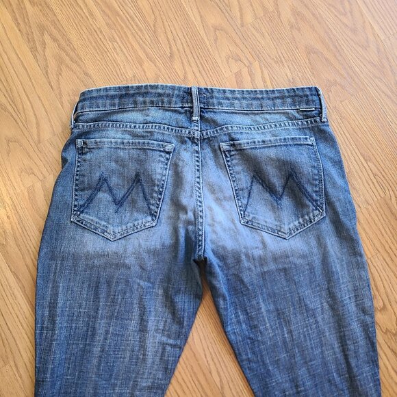 MOTHER DENIM THE LOOKER MID-RISE SKINNY JEANS STRETCH HOOKED WASH sz 30 - Picture 5 of 8
